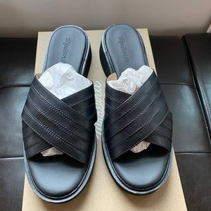 New Madewell leather slides